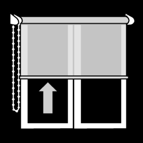 roll curtain: open